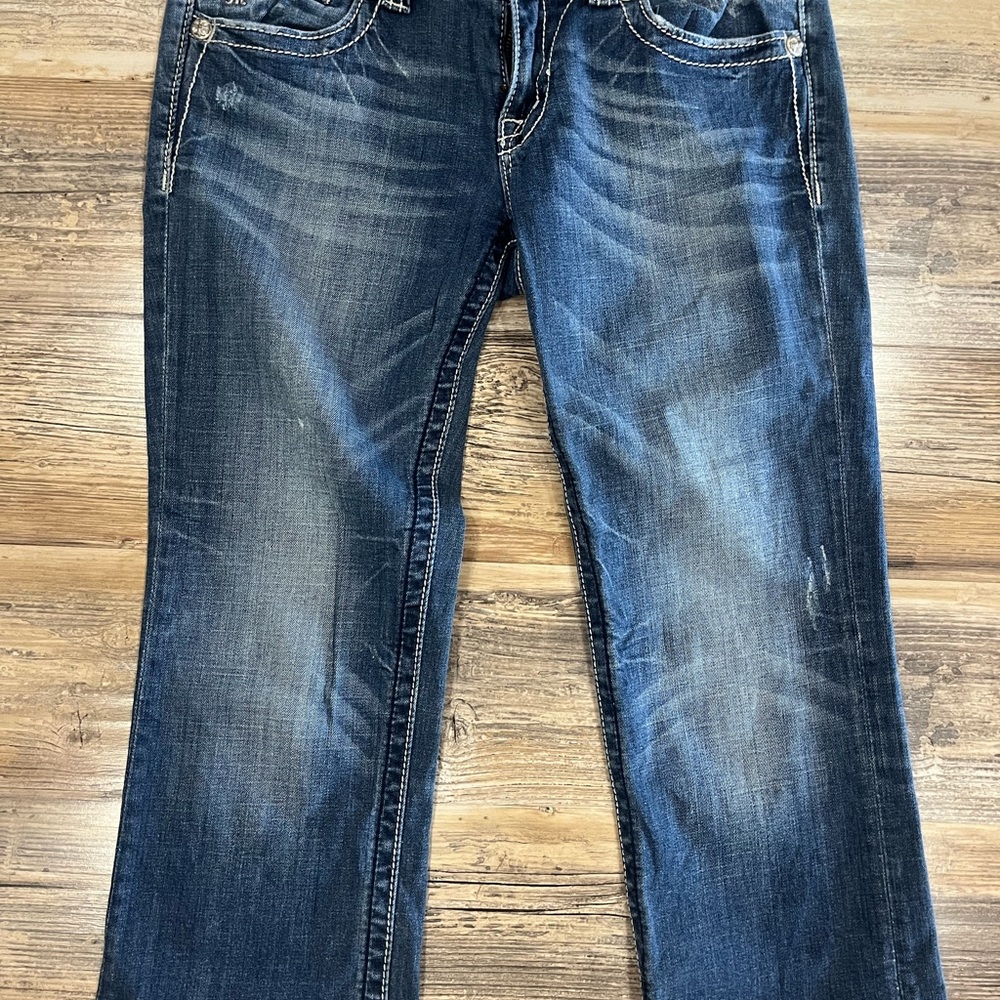 Miss Me Dark Blue Capri Jeans